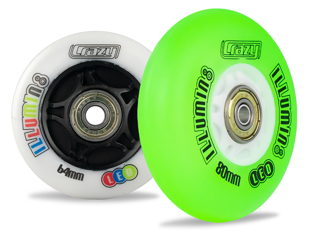 Upgrade your inline skates with our durable and stylish LED wheels. Available in various colors and patterns to match your unique style.