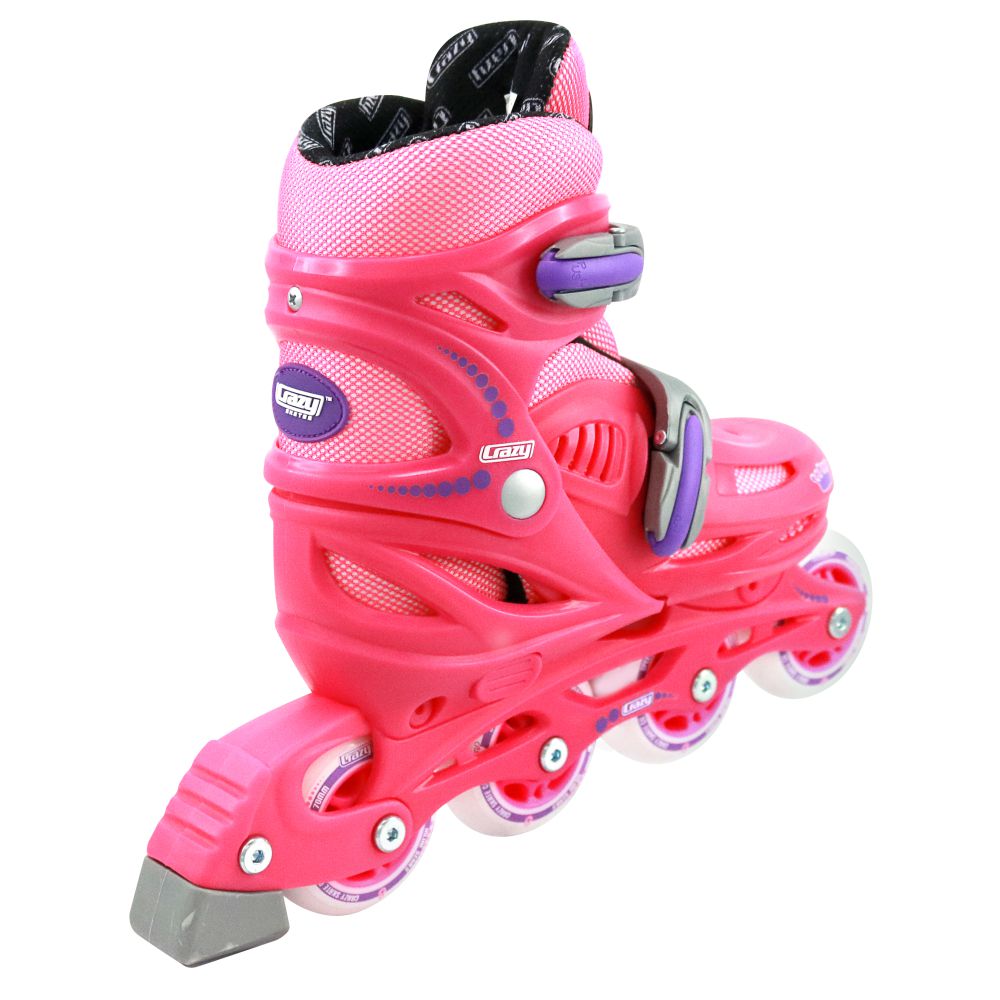 148 Pink - Size Adjustable Inline Skates