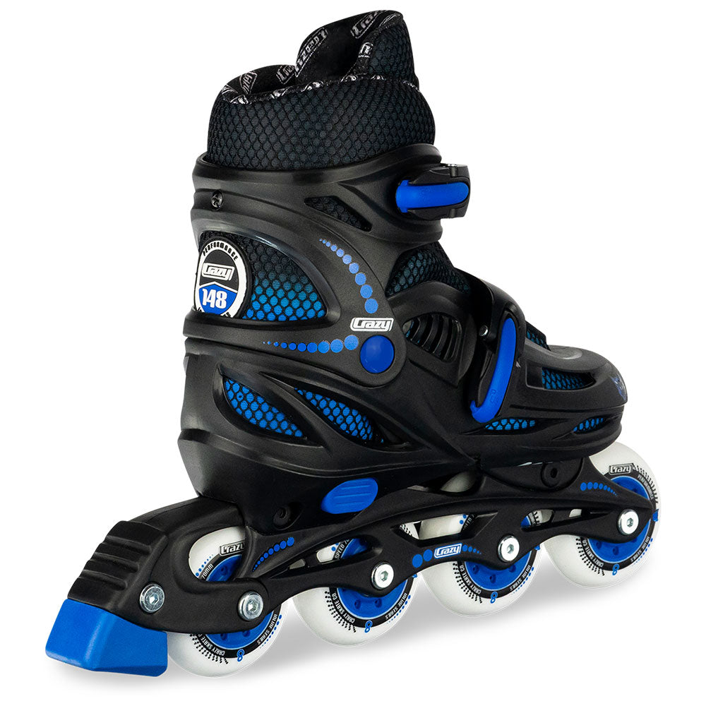 148 Black - Size Adjustable Inline Skates