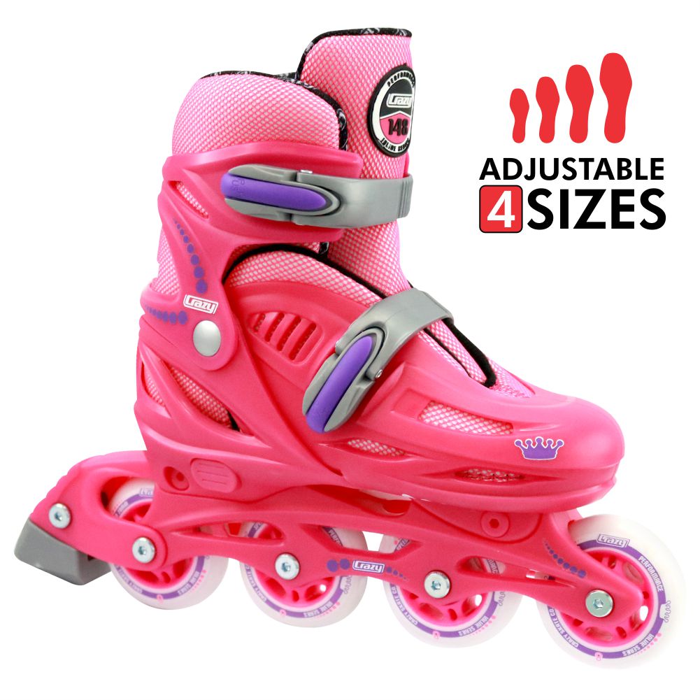 Kids size selling 5-8 pink rollerblades