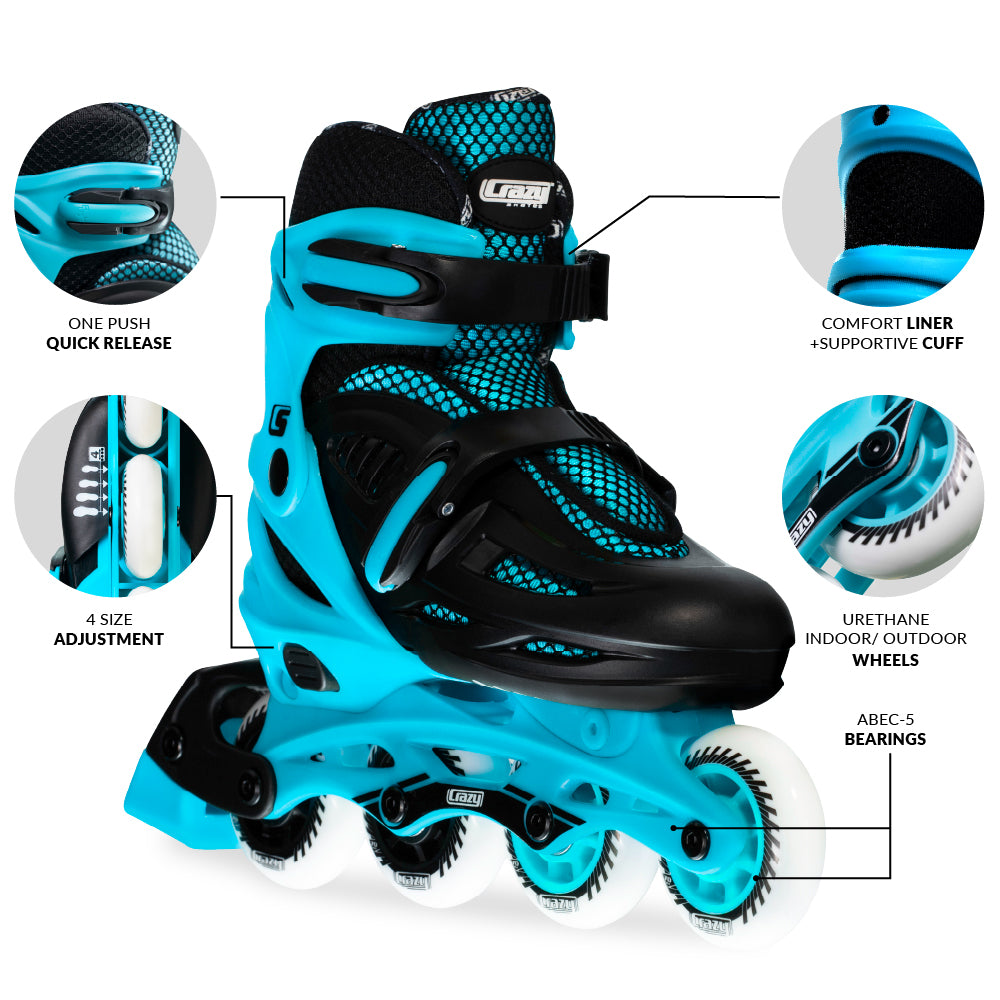 BLADE Teal - Size Adjustable Inline | PREORDER