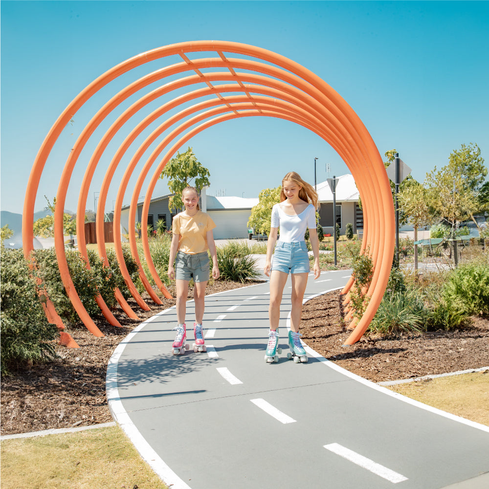 GLAM Pink - Size Adjustable Roller Skates