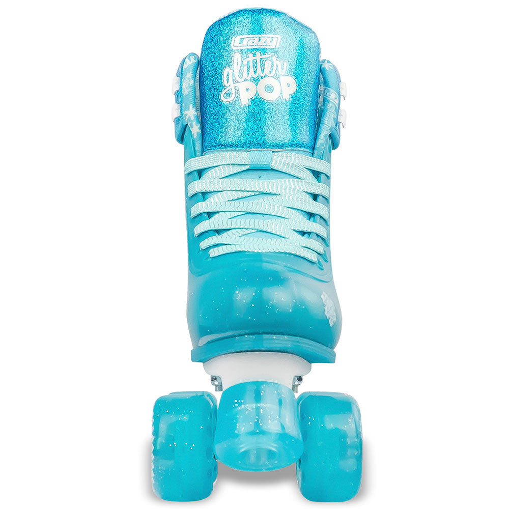 GLITTER POP Teal - Size Adjustable Roller Skates