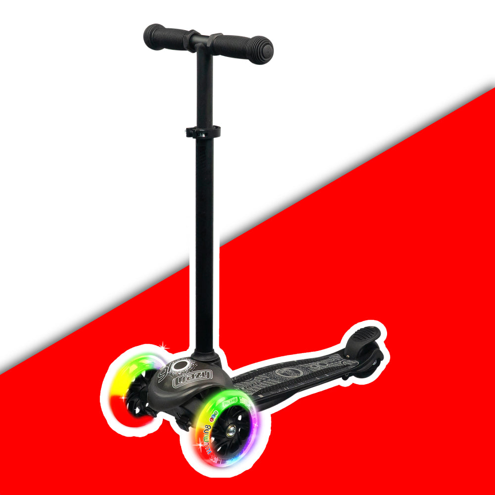 Warehouse Deal | JOEY GLO Black - 3 Wheel Scooter
