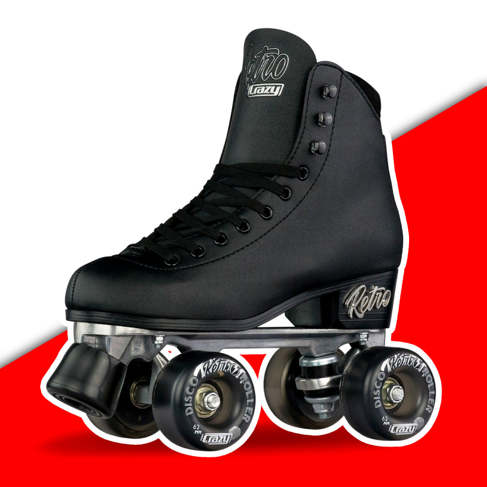 Warehouse Deal | RETRO Black - Roller Skates