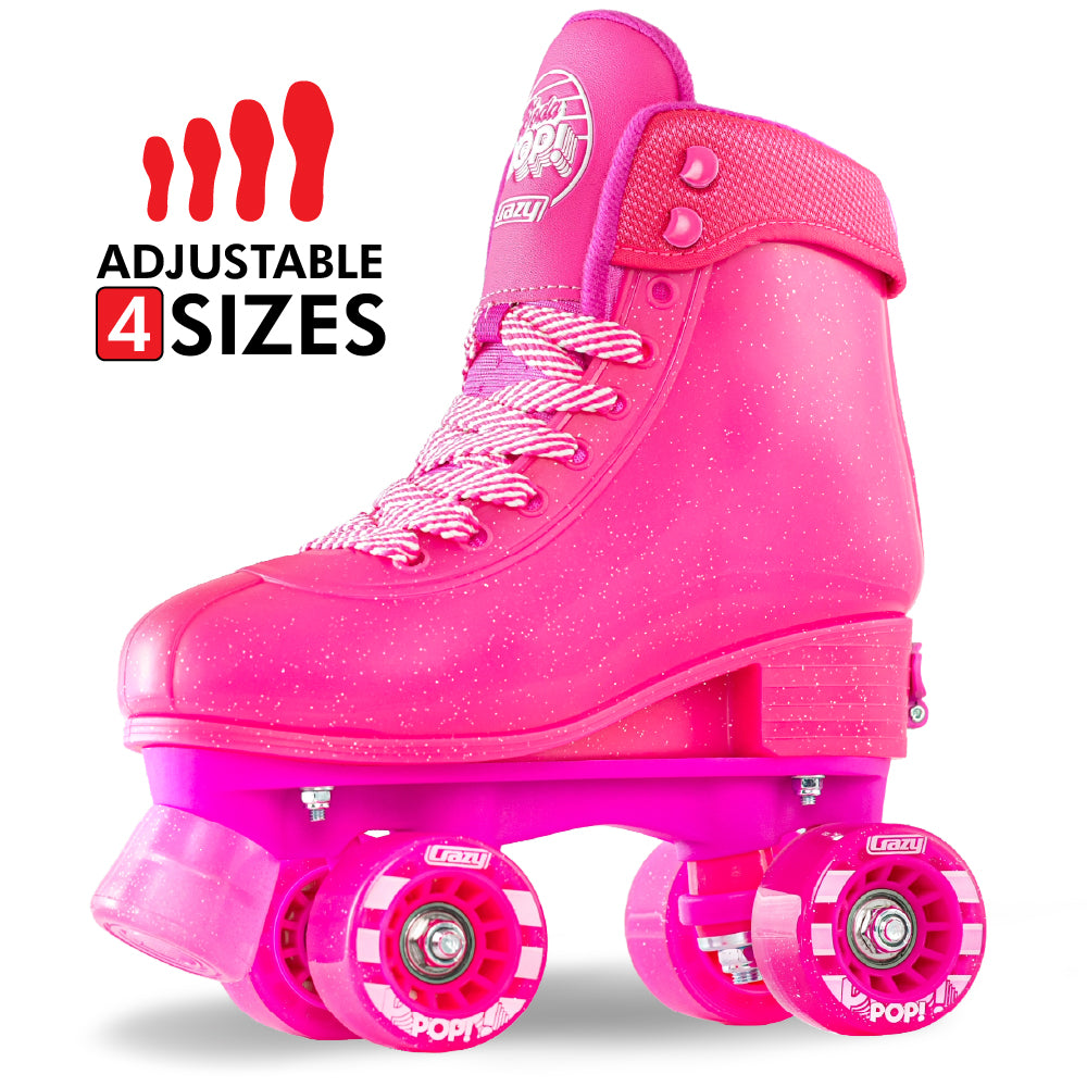 Warehouse Deal | SODA POP Strawberry Slide - Size Adjustable Roller Skates