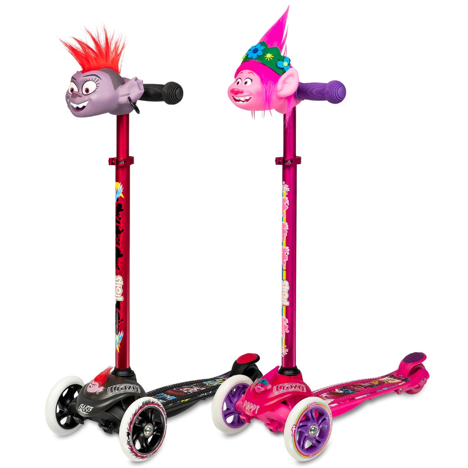 TROLLS Poppy - 3 Wheel Kick Scooter