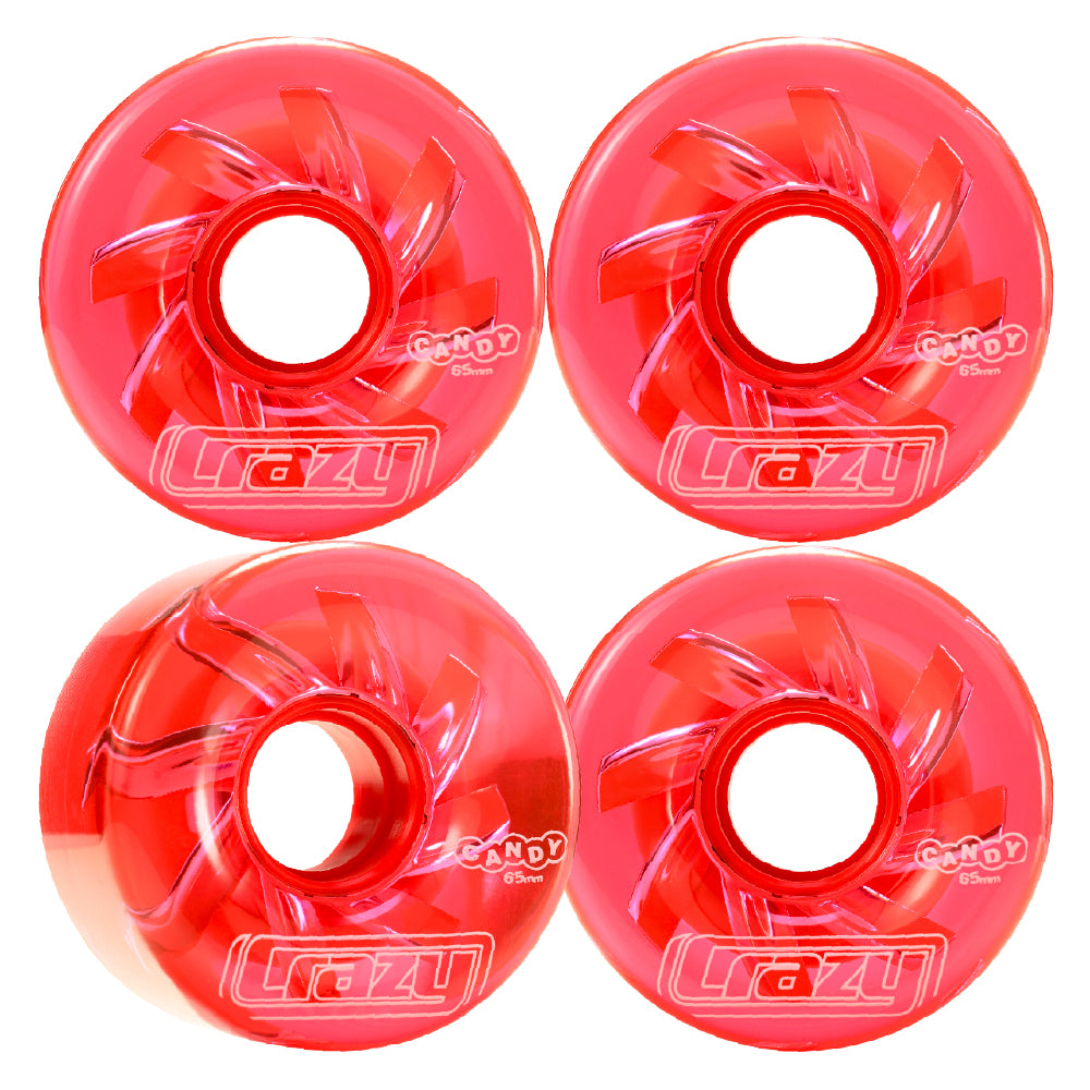 WHEEL CANDY - Red | Cherry - 4/pack