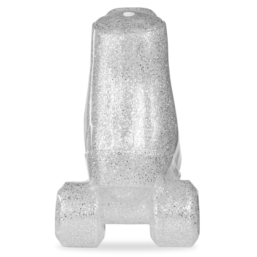 mini INFLATE-A-SKATE Silver Glitter