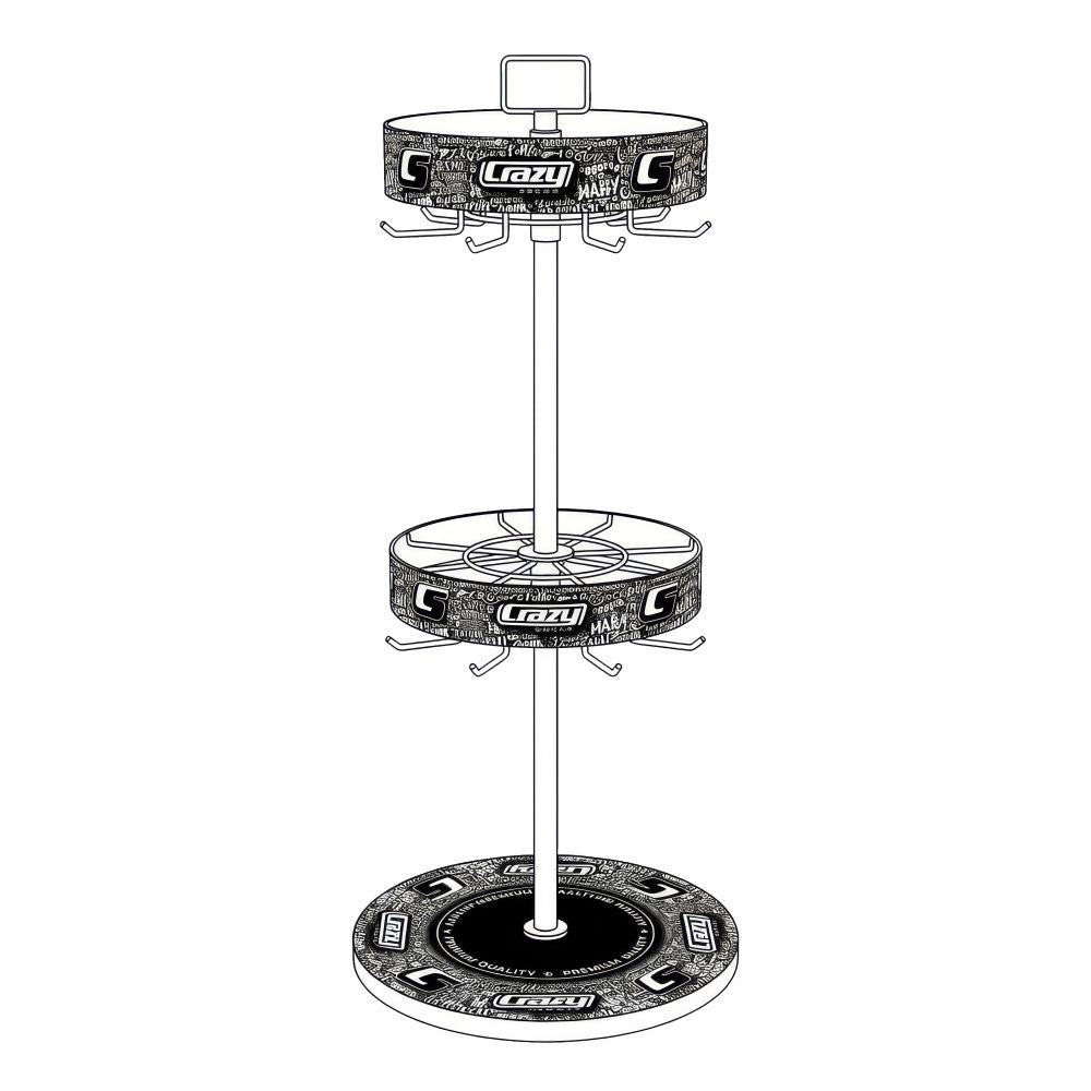 Crazy Socks | Adjustable FLOOR Retail Spinner