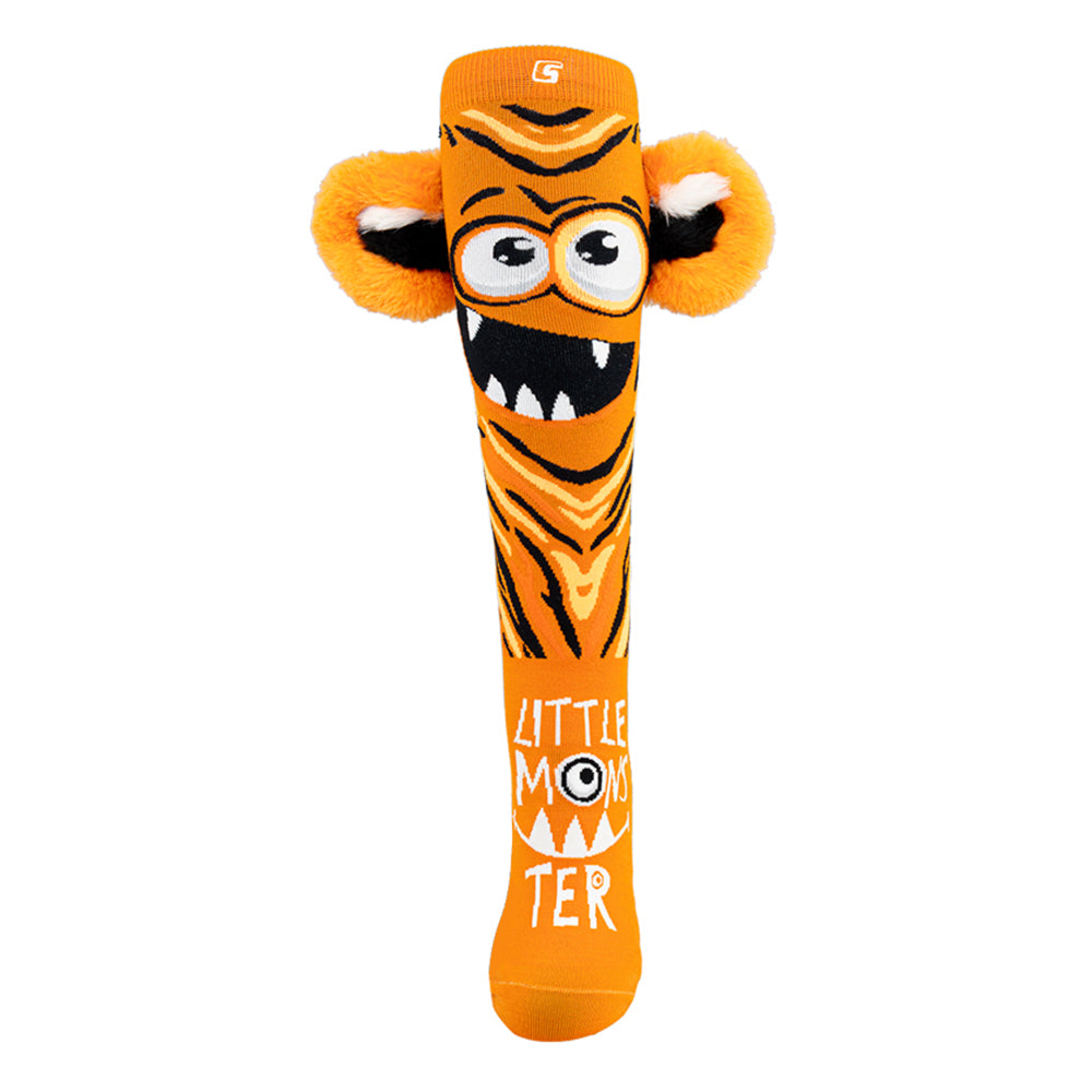 LITTLE MONSTER Orange | Crazy Socks