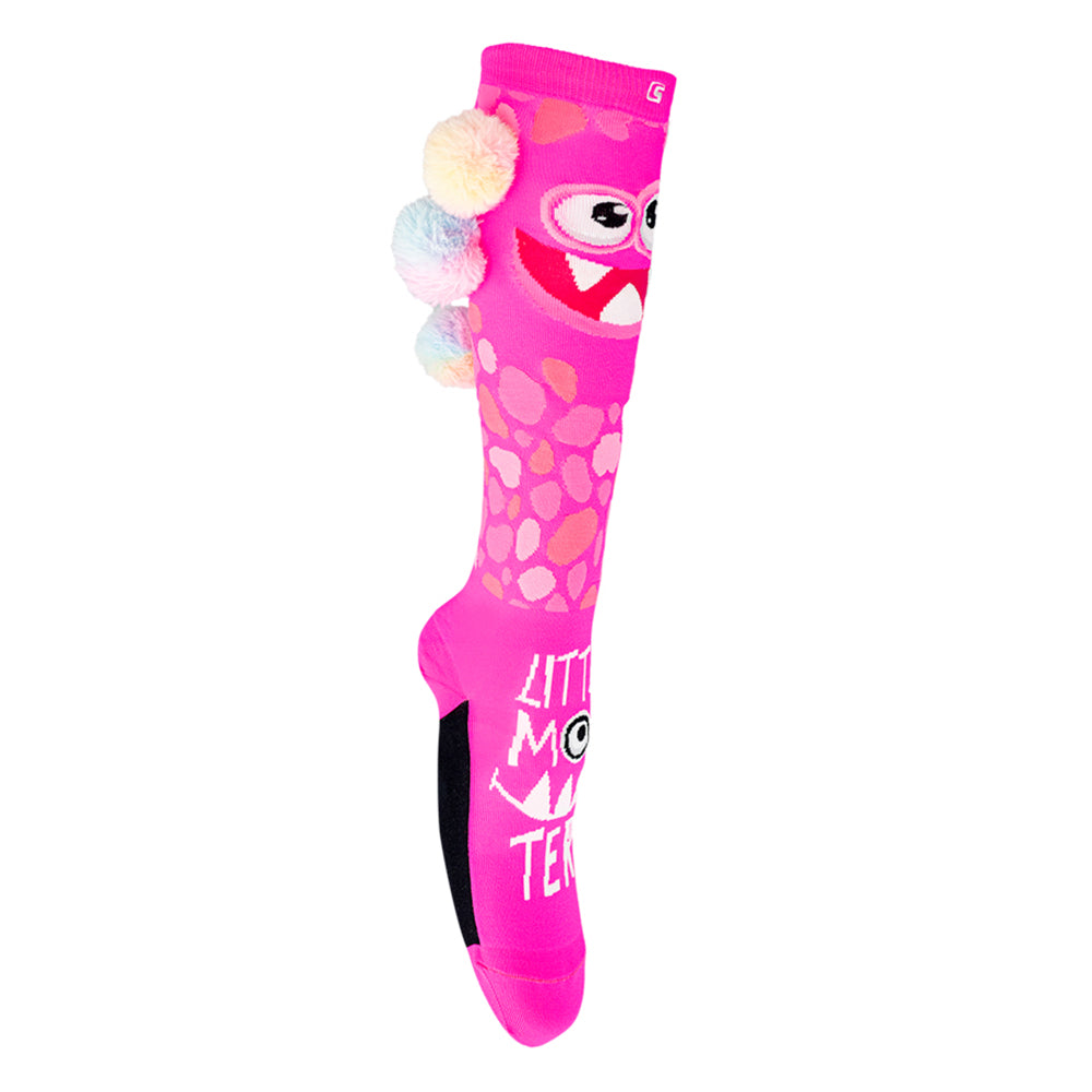 LITTLE MONSTER Pink | Crazy Socks