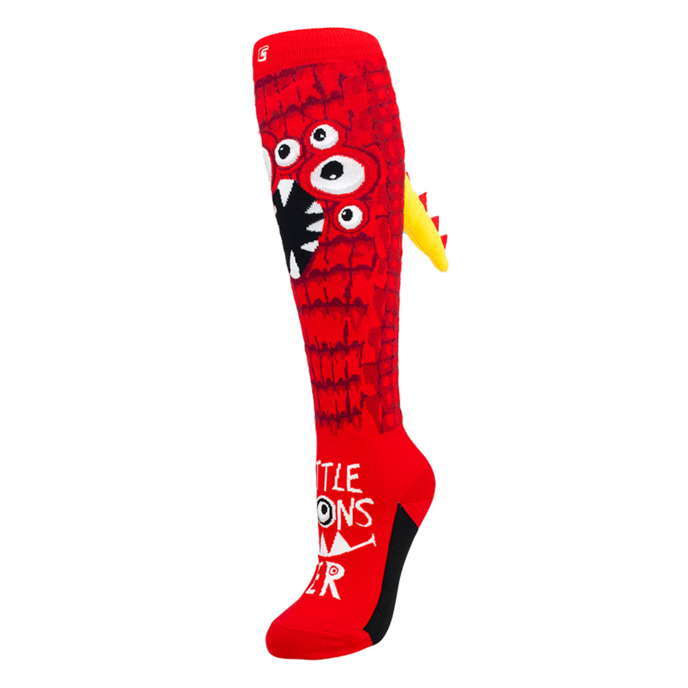 LITTLE MONSTER Red | Crazy Socks