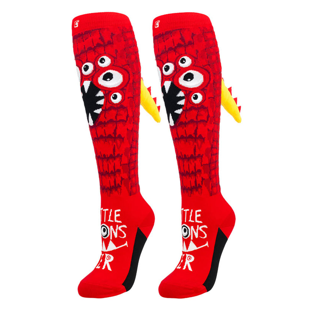 LITTLE MONSTER Red | Crazy Socks