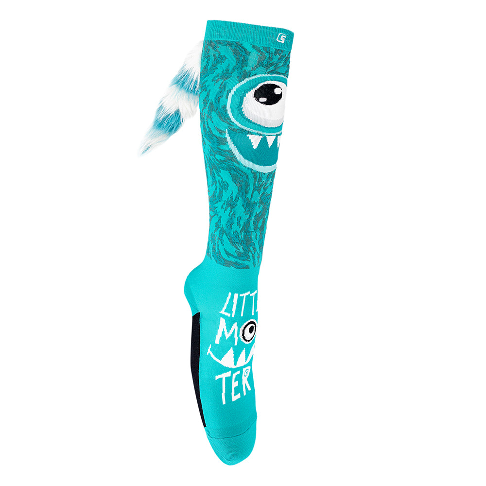 LITTLE MONSTER Teal | Single Sock