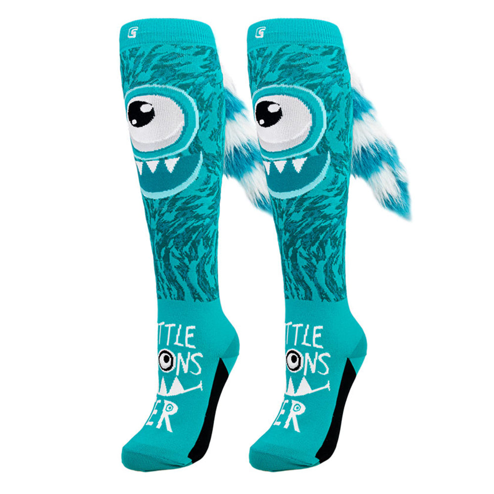 LITTLE MONSTER Teal | Crazy Socks