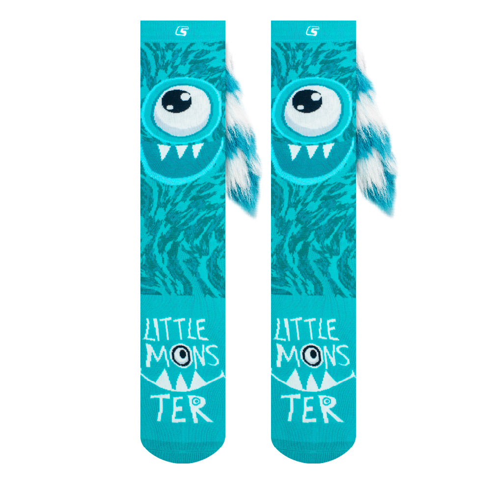 LITTLE MONSTER Teal | Crazy Socks