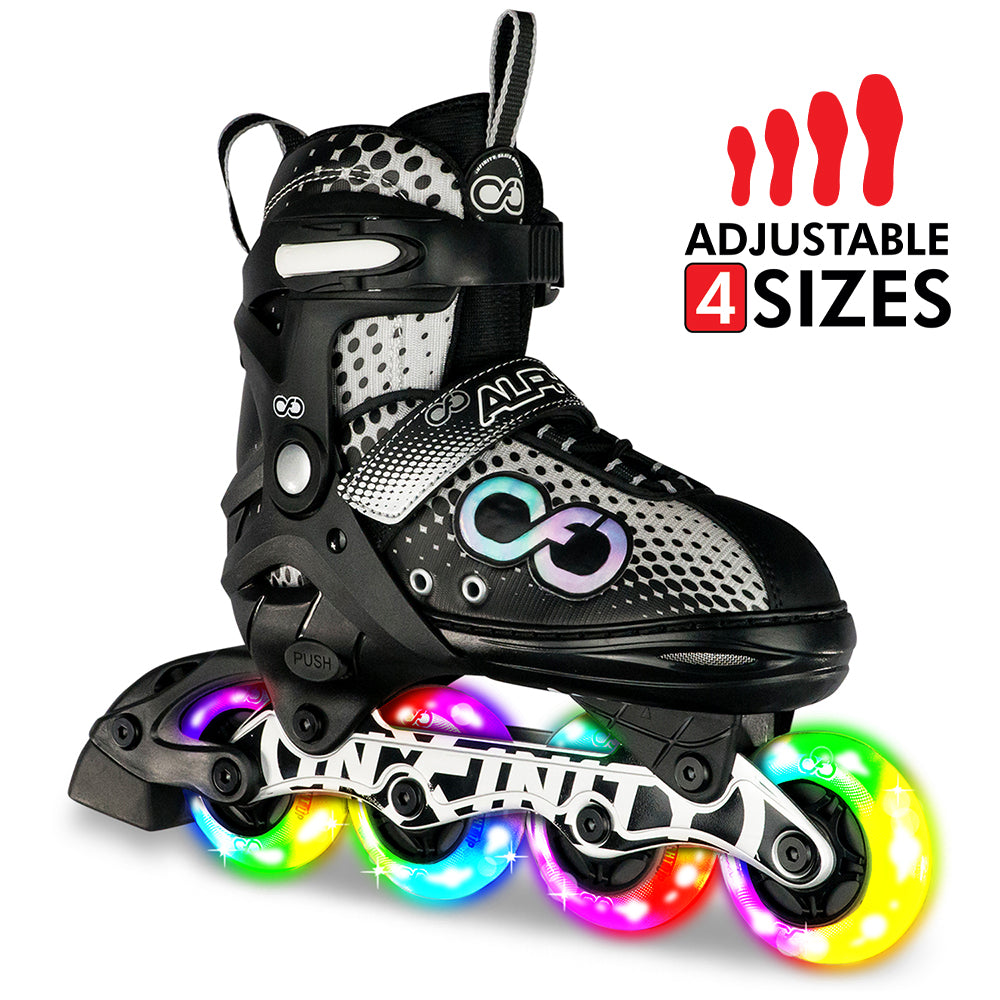 Black and White Inline Skate