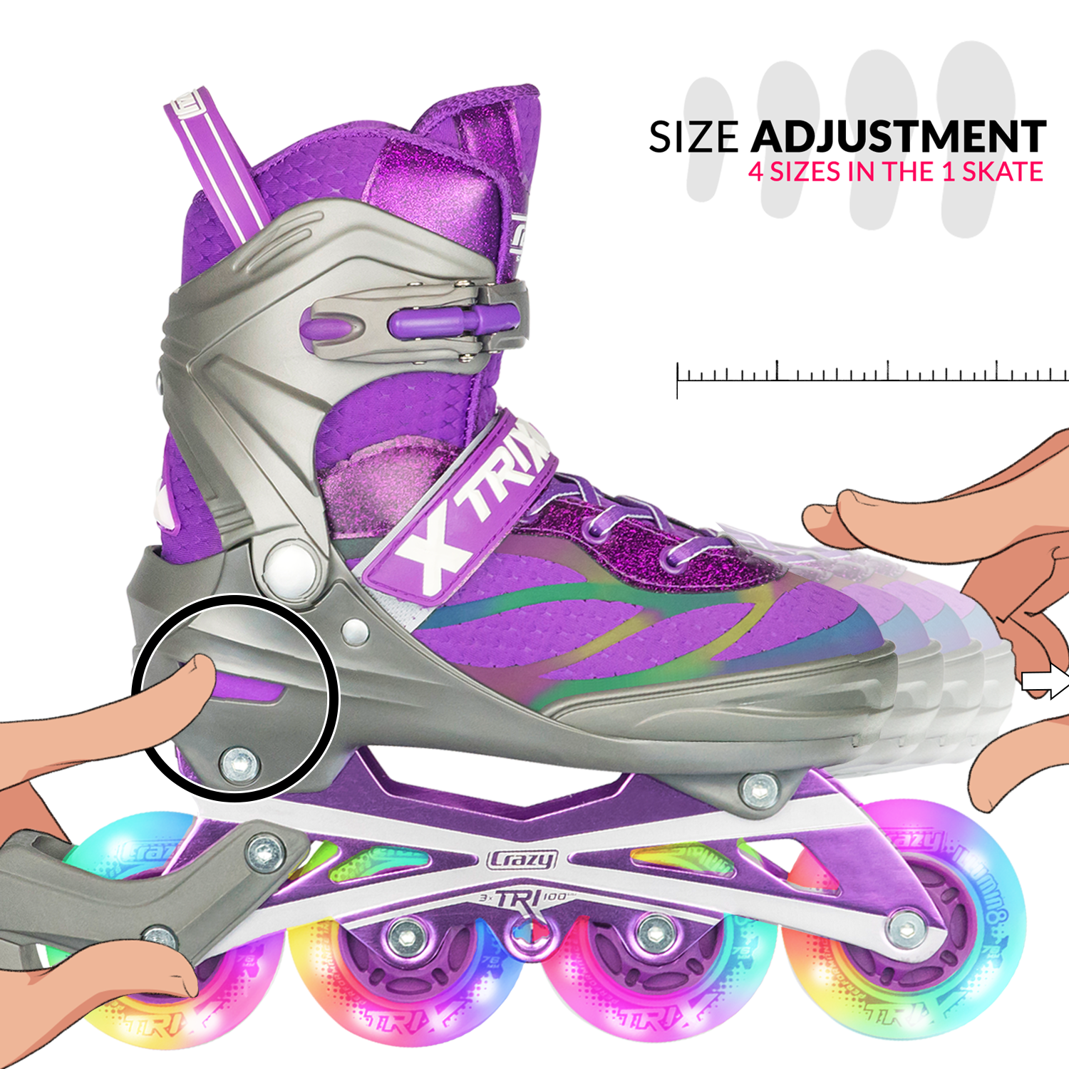 Purple | 4 Wheels