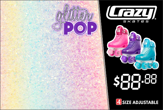 Skate Display Price Signs | 12x18in