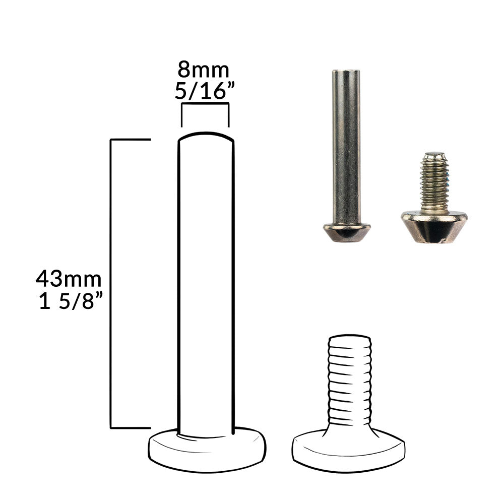 Axle Bolt - Front Wheel - Suits SYD