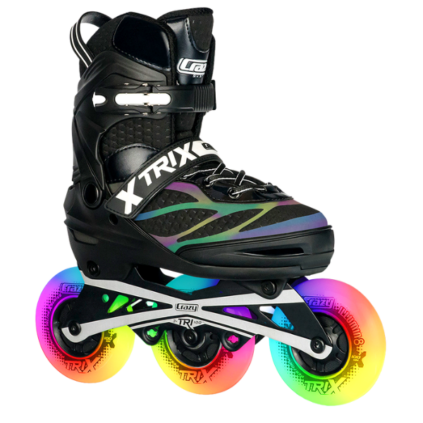 TRIX - Size Adjustable Inline Skates – Crazy Skates USA