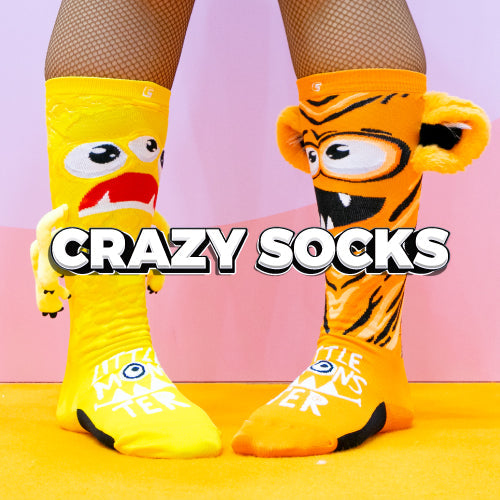 Colorful Crazy Socks Collection - Fun & Quirky Designs - Crazy Skates USA