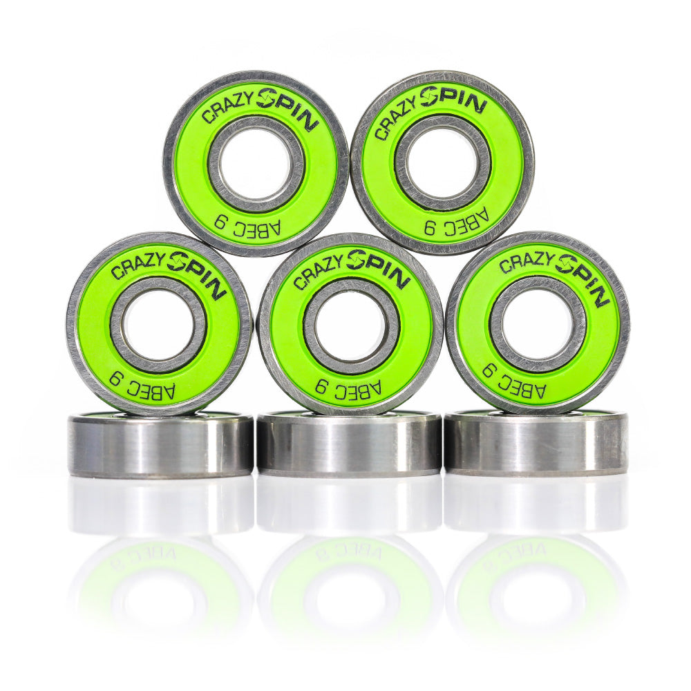 SPIN Bearings - Green x8