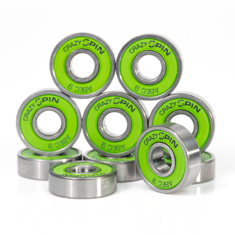 SPIN Bearings - Green x8