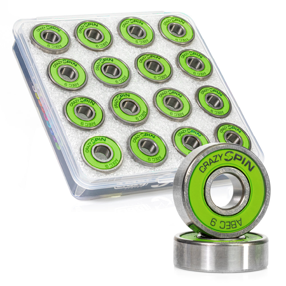 SPIN Bearings - Green | Case x16