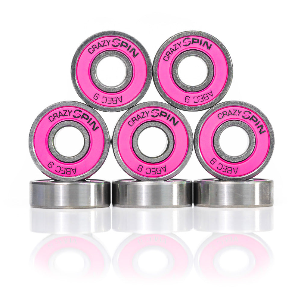 SPIN Bearings - Pink x8