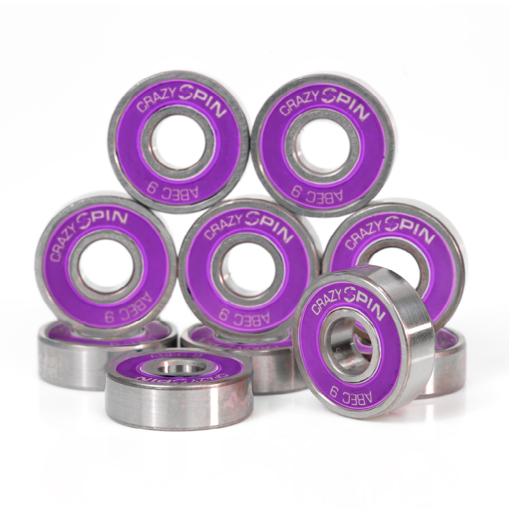 SPIN Bearings - Purple x8