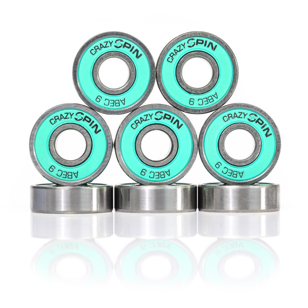 SPIN Bearings - Teal x8