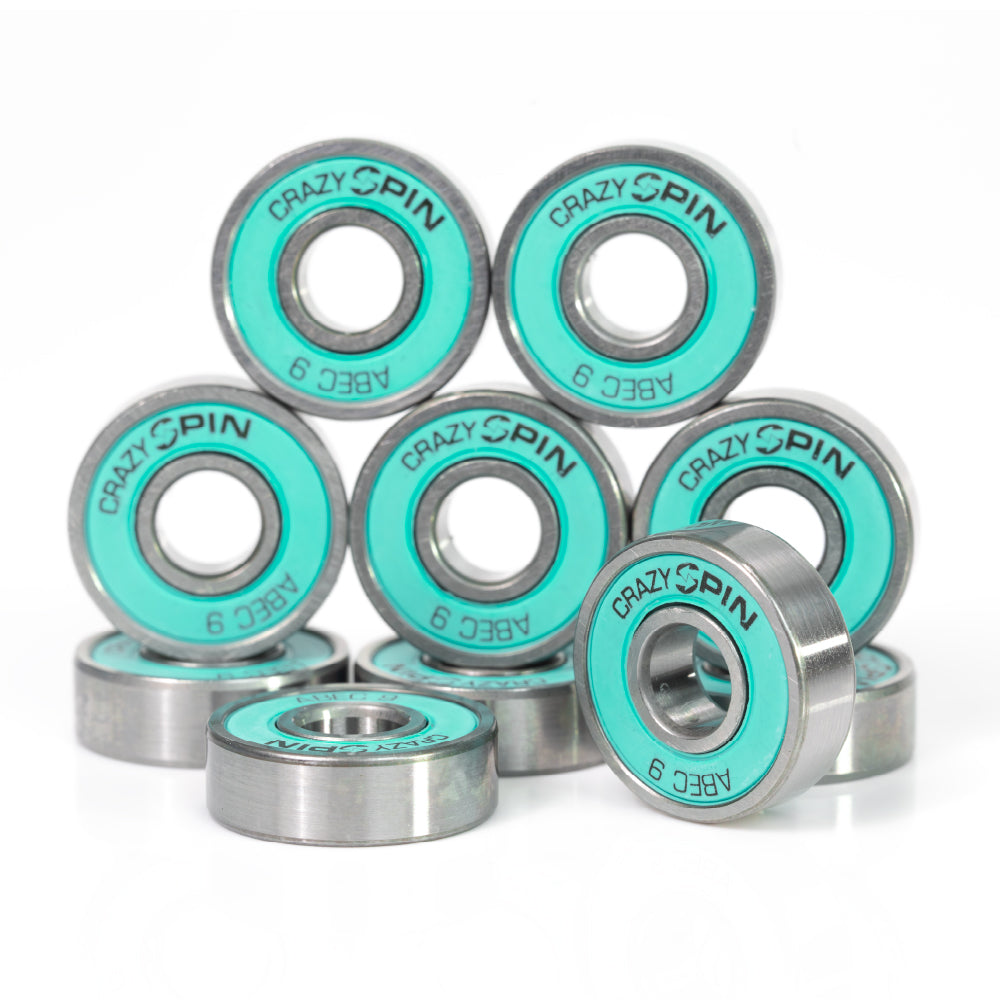 SPIN Bearings - Teal x8