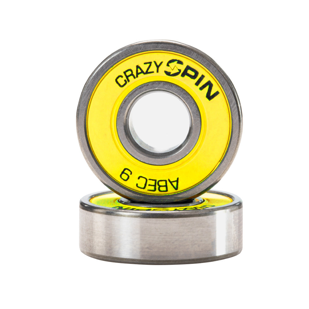 ピースケ Crazy Skates Spin Orange Bearings | Case of 16 | High-Quality Bearings