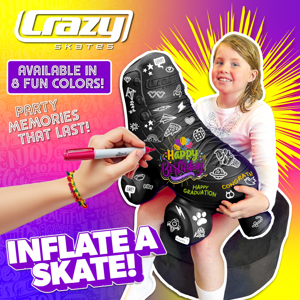 INFLATE-A-SKATE Black