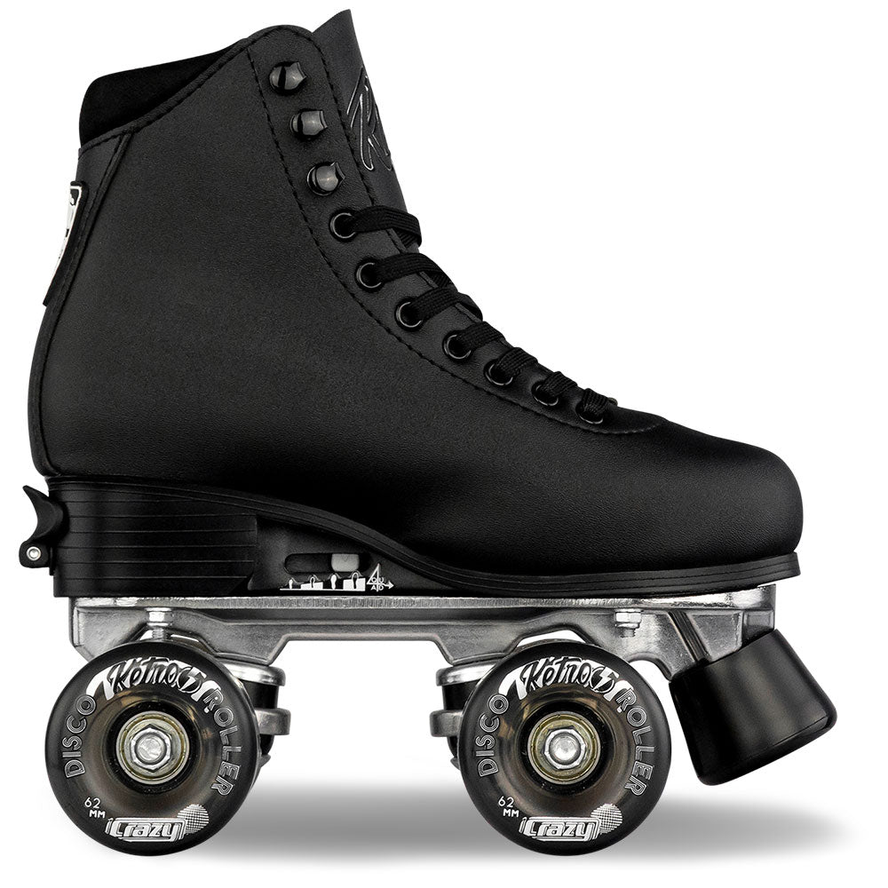RETRO Black - Size Adjustable Roller Skates