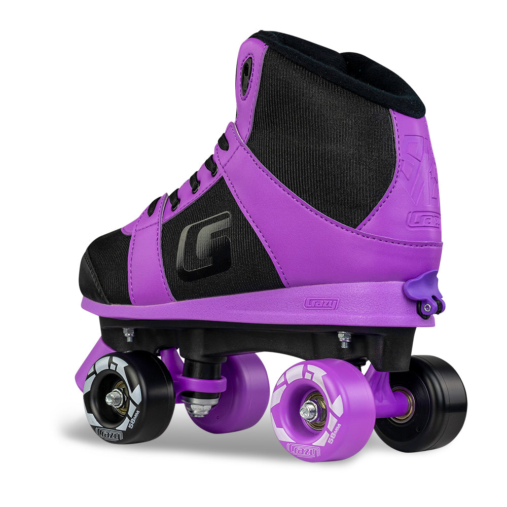 SK8 Size Adjustable HiTop Roller Skates Crazy Skates USA