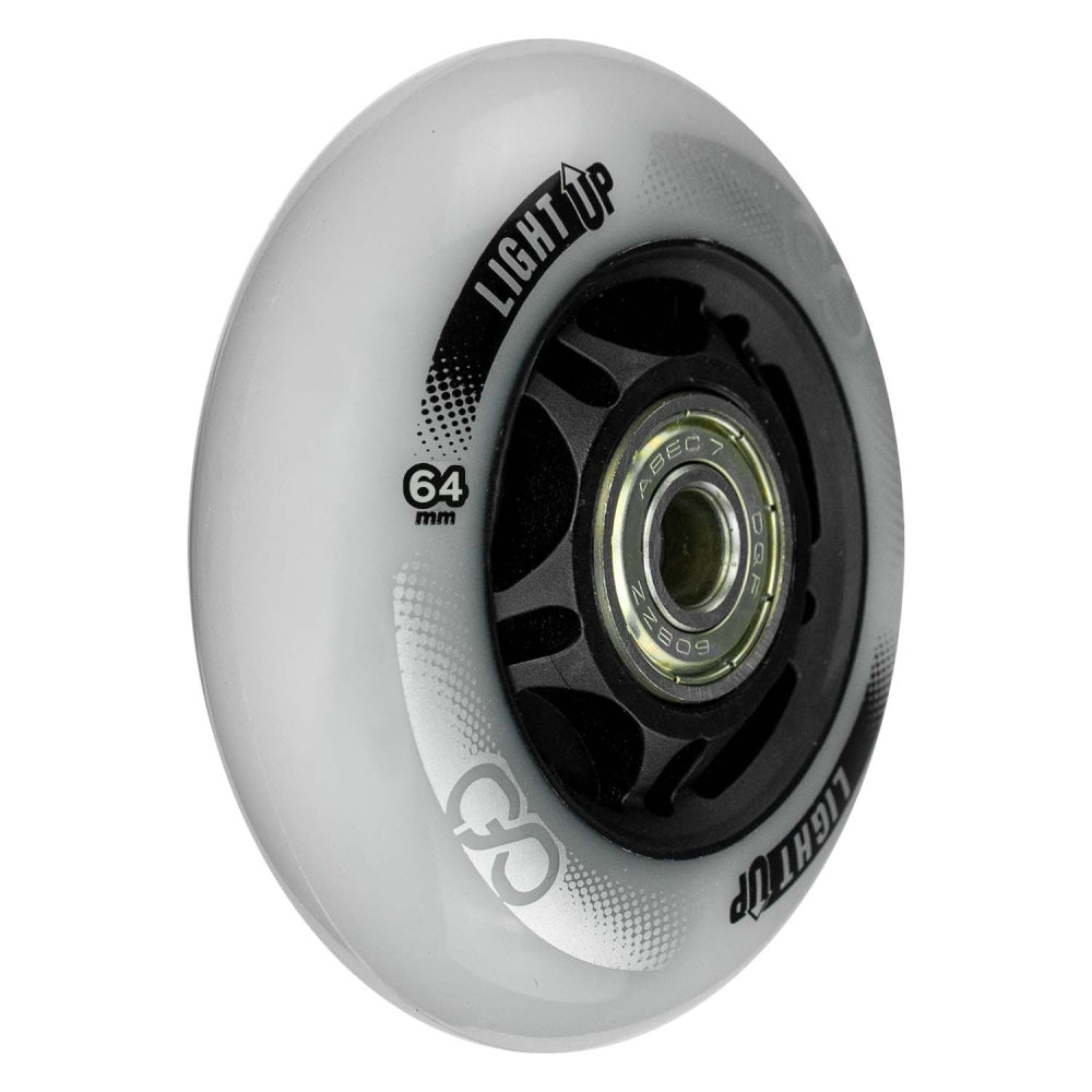 ALPHA Light-Up LED Inline Skate Wheels