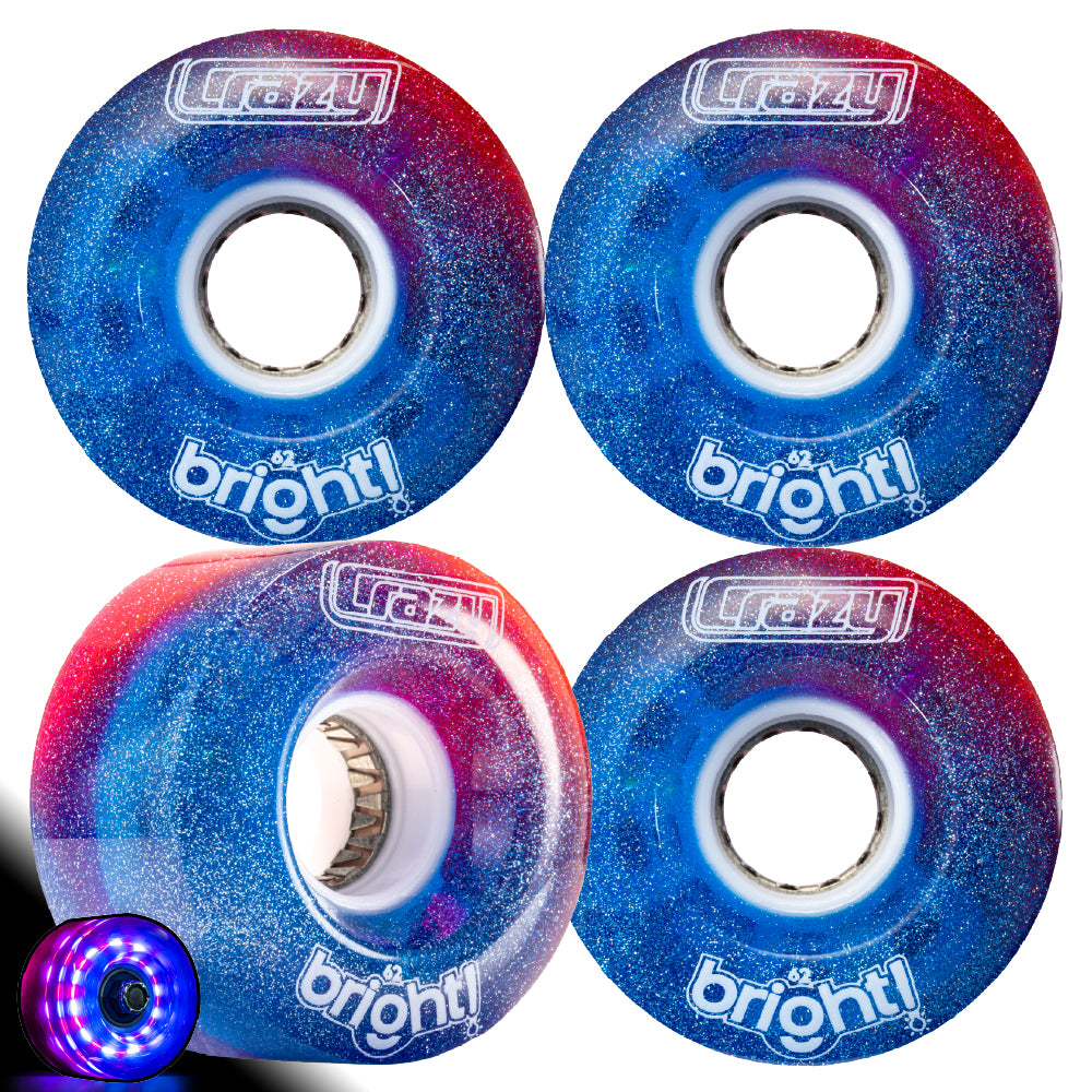 BRIGHTS Blue Red - 4/pack