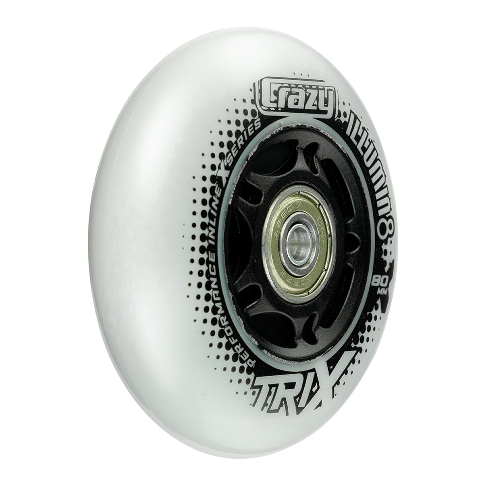 TRIX LED Light-Up Inline Wheels - Black