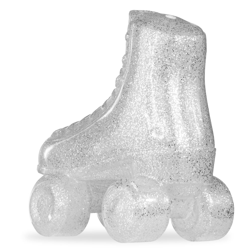 mini INFLATE-A-SKATE Silver Glitter