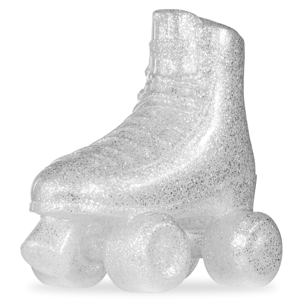 mini INFLATE-A-SKATE Silver Glitter