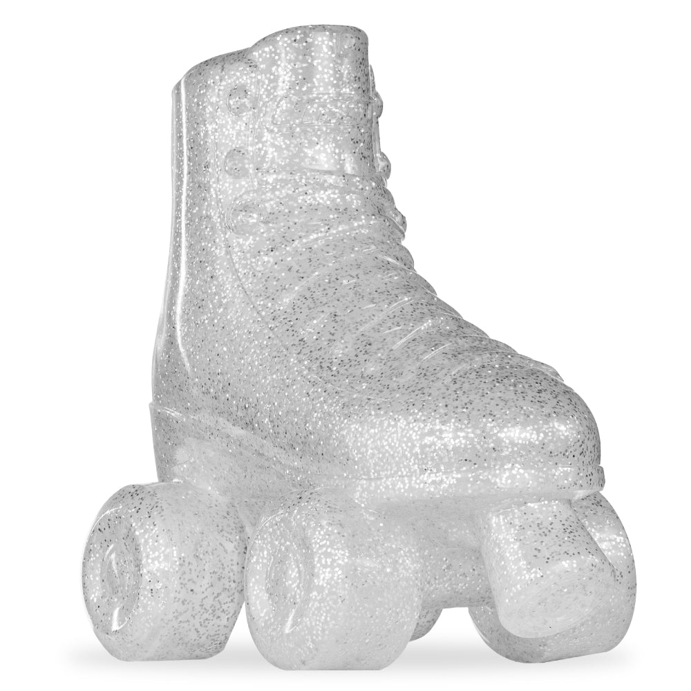 mini INFLATE-A-SKATE Silver Glitter