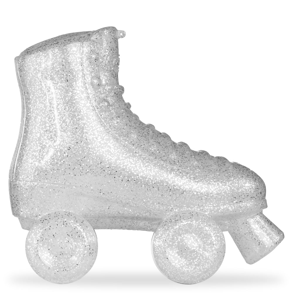 mini INFLATE-A-SKATE Silver Glitter