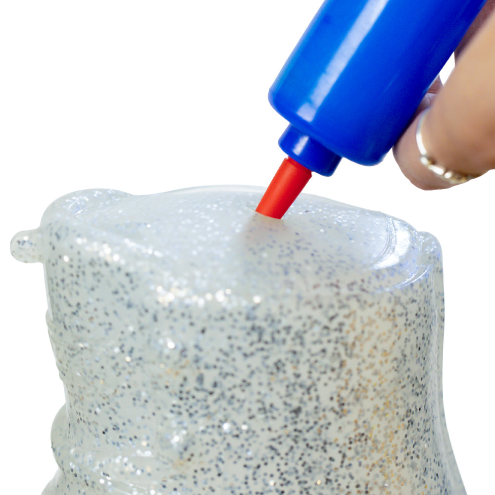 mini INFLATE-A-SKATE Silver Glitter