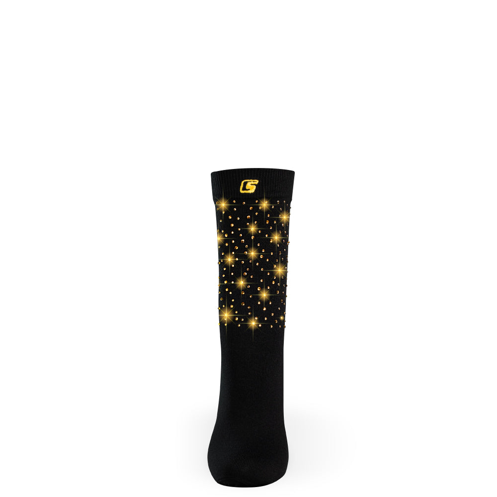 DIAMOND BLACK+GOLD | Crazy Socks