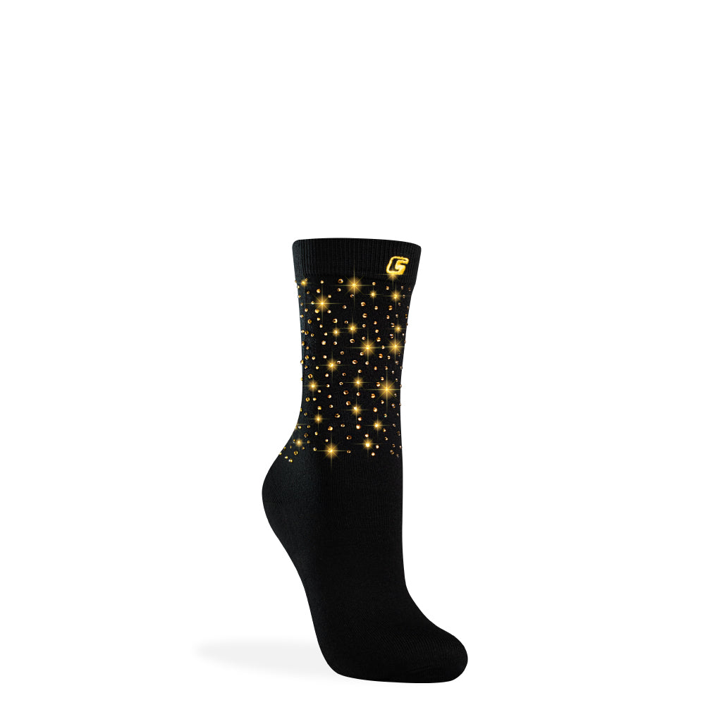 DIAMOND BLACK+GOLD | Crazy Socks
