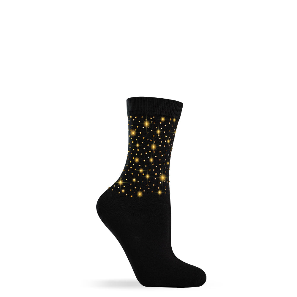 DIAMOND BLACK+GOLD | Crazy Socks