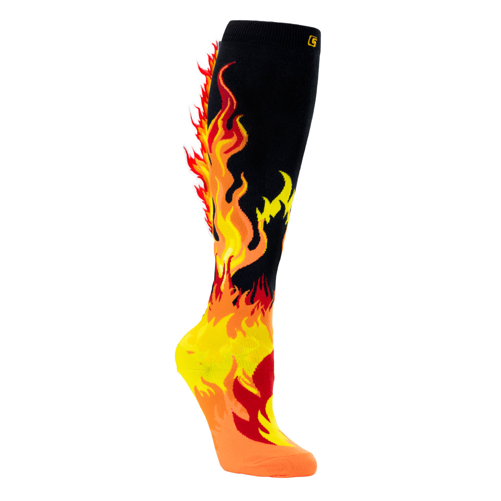 FLAME ON | Crazy Socks